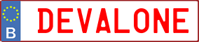 Truck License Plate